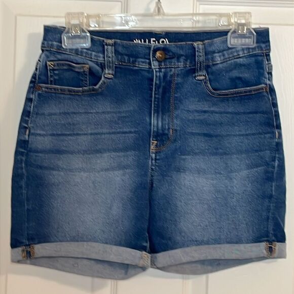 Wallflower Stretch Jean Shorts, 9 - Picture 2 of 4